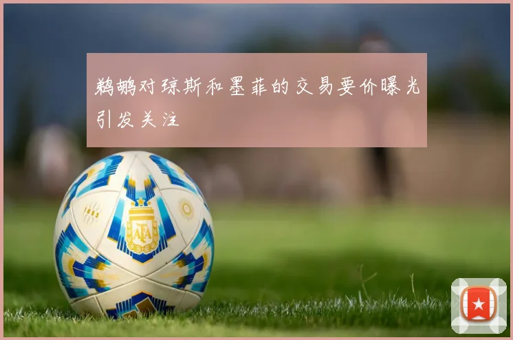 鹈鹕对琼斯和墨菲的交易要价曝光引发关注